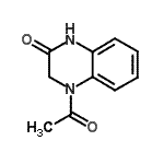 CAS 登录号：120589-86-8， 4-乙酰基-3,4-二氢-2(1H)-喹喔啉酮