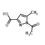 CAS 登录号：120800-48-8， 1-乙酰基-5-甲基-1H-吡唑-3-羧酸