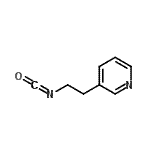 CAS 登录号：120877-65-8， 3-(2-异氰酸乙基)吡啶