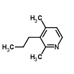 CAS 登录号：121259-17-4， 2,4-二甲基-3-丙基吡啶