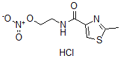 CAS 登录号:121261-51-6, 2-(2-甲基-4-噻唑基甲酰氨基)乙基硝酸酯盐酸盐