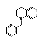 CAS 登录号：121278-71-5， 1-(2-吡啶基甲基)-1,2,3,4-四氢喹啉