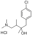 CAS 登录号：1215-83-4， 1-(4-氯苯基)-4-二甲基氨基-2,3-二甲基丁烷-2-醇盐酸盐