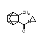 CAS 登录号：121676-06-0， 1-氮丙啶基(5-甲基四环[3.2.0.0<sup>2,7</sup>.0<sup>4,6</sup>]庚-1-基)甲酮