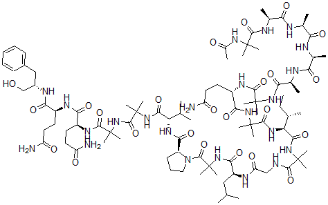 CAS#: 121689-07-4, 2-L-Alanine-3-L-Alanine-5-L-Alanine-6-(2-Methylalanine)-9-L-Leucine-18-L-Glutamine-Alamethicin I