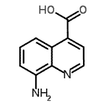CAS 登录号：121689-23-4， 8-氨基-4-喹啉羧酸