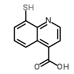 CAS 登录号：121689-24-5， 8-硫基-4-喹啉羧酸