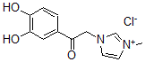 CAS 登录号:121704-63-0, 1-(3,4-二羟基苯基)-2-(3-甲基咪唑-3-鎓-1-基)乙烷酮氯化物