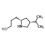 CAS 登录号：121898-90-6， 3-[(2R,4R)-4-异丙基-2-吡咯烷基]-1-丙醇