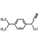 CAS 登录号：121985-97-5， (2R)-羟基(4-异丙基苯基)乙腈