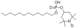 CAS 登录号:122018-94-4, 4-(((十二烷氧基)羟基亚膦酰)氧基)-2,2,6,6-四甲基-1-哌啶基氧基