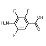 CAS 登录号：122033-75-4， 4-氨基-2,3,5-三氟苯甲酸
