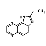 CAS 登录号：122228-79-9， 2-乙基-1H-咪唑并[4,5-f]喹喔啉