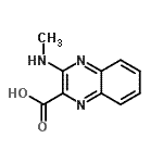 CAS 登录号：122234-53-1， 3-(甲基氨基)-2-喹喔啉羧酸