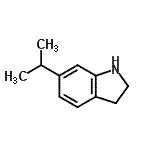 CAS 登录号：122299-59-6， 6-异丙基吲哚啉