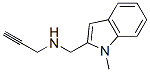 CAS 登录号：122368-24-5， 2-(N-(2-丙炔基)氨基甲基)-1-甲基吲哚