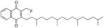 CAS 登录号:122408-82-6, 2-(氟甲基)-3-植基-1,4-萘醌