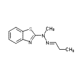 CAS 登录号：122508-36-5， 2-[(2E)-1-甲基-2-亚丙基肼基]-1,3-苯并噻唑