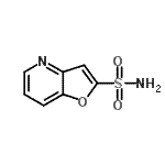 CAS 登录号：122534-72-9， 呋喃并[3,2-b]吡啶-2-磺酰胺