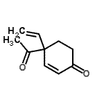 CAS 登录号：122598-76-9， 4-乙酰基-4-乙烯基-2-环己烯-1-酮