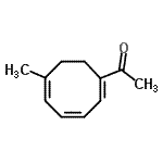 CAS 登录号：122598-78-1， 1-(6-甲基-1,3,5-环辛四烯并三烯-1-基)乙酮