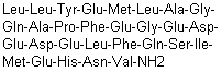 CAS 登录号：122613-29-0， D-亮氨酰-D-亮氨酰-L-酪氨酰-D-alpha-谷氨酰-L-蛋氨酰-D-亮氨酰-D-丙氨酰甘氨酰-L-谷氨酰胺酰-L-丙氨酰-D-脯氨酰-D-苯丙氨酰-L-alpha-谷氨酰甘氨酰-L-alpha-谷氨酰-L-alpha-天冬氨酰-L-alpha-谷氨酰-D-alpha-天冬氨酰-L-alpha-谷氨酰-L-亮氨酰-D-苯丙氨酰-L-谷氨酰胺酰-L-丝氨酰-L-别异亮氨酰-D-蛋氨酰-D-alpha-谷氨酰-L-组氨酰-D-天冬氨酰胺酰-D-缬氨酰胺