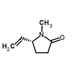 CAS 登录号：122662-87-7， (5R)-1-甲基-5-乙烯基-2-吡咯烷酮