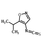 CAS 登录号：122686-03-7， 5-异丙基-4-异硫氰酸基-1,2-恶唑
