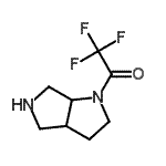 CAS 登录号：122828-37-9， 2,2,2-三氟-1-(六氢吡咯并[3,4-b]吡咯-1(2H)-基)乙酮