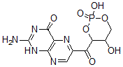 CAS 登录号:122856-31-9, 1-(2-氨基-4-氧代蝶啶-7-基)-1-氧代-2,3,4-丁烷三醇-2,4-环磷酸酯