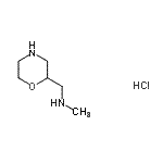 CAS 登录号：122894-43-3， N-甲基-1-(2-吗啉基)甲胺盐酸盐(1:1)
