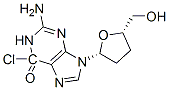CAS 登录号：122970-35-8， [(2S,5R)-5-(2-氨基-6-氯嘌呤-9-基)四氢呋喃-2-基]甲醇