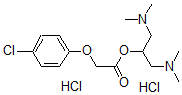 CAS 登录号:122984-57-0, 1,3-二(二甲基氨基)丙-2-基2-(4-氯苯氧基)乙酸酯二盐酸盐