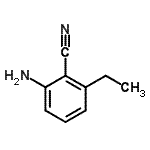 CAS#: 123241-41-8, 2-Amino-6-Ethylbenzonitrile