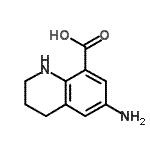 CAS 登录号：123296-93-5， 6-氨基-1,2,3,4-四氢-8-喹啉羧酸