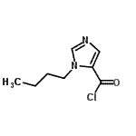 CAS 登录号：123451-26-3， 1-丁基-1H-咪唑-5-甲酰氯