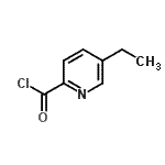 CAS 登录号：123475-84-3， 5-乙基-2-吡啶甲酰氯