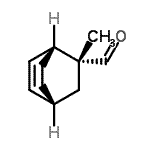 CAS 登录号：123483-11-4， (1R,2R,4R)-2-甲基双环[2.2.2]辛-5-烯-2-甲醛
