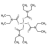 CAS 登录号：12367-51-0， 钛(4+)四(二乙基二硫代氨基甲酸酯)