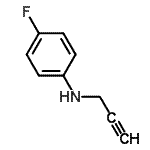 CAS 登录号：123685-60-9， 4-氟-N-(2-丙炔-1-基)苯胺