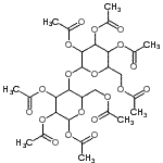 CAS#: 123809-59-6, 1,2,3,6-Tetra-O-Acetyl-4-O-(2,3,4,6-Tetra-O-Acetylhexopyranosyl)Hexopyranose