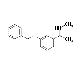 CAS 登录号：123926-66-9， 1-[3-(苄氧基)苯基]-N-甲基乙胺