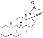 CAS 登录号：124-85-6， [(5S,8R,9S,10S,13S,14S,17R)-17-乙炔基-10,13-二甲基-1,4,5,6,7,8,9,11,12,14,15,16-十二氢环戊烯并[a]菲-17-基]乙酸酯