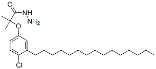 CAS#: 124237-29-2, 2-(4-Chloro-3-Pentadecylphenoxy)-2-Methylpropanehydrazide