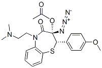 CAS#: 124255-99-8, 4-Azido-N-[2-[(2S,3S)-3-Hydroxy-2-(4-Methoxyphenyl)-4-Oxo-2,3-Dihydro-1,5-Benzothiazepin-5-Yl]Ethyl]Benzamide