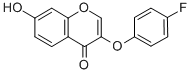 CAS 登录号：124330-34-3， 3-(4-氟苯氧基)-7-羟基苯并吡喃-4-酮