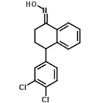 CAS 登录号:124345-14-8, (1E)-4-(3,4-二氯苯基)-N-羟基-3,4-二氢-1(2H)-萘亚胺