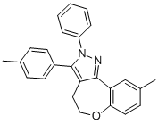 CAS#: 124392-75-2, 9-Methyl-3-(4-Methylphenyl)-2-Phenyl-4,5-Dihydro-[1]Benzoxepino[5,4-c]Pyrazole