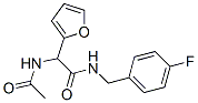 CAS 登录号：124421-36-9， 2-乙酰氨基-N-[(4-氟苯基)甲基]-2-呋喃-2-基乙酰胺
