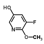 CAS 登录号：124432-71-9， 5-氟-6-甲氧基-3-吡啶醇